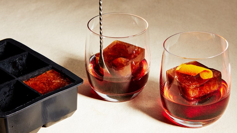Wake Up Your Next Negroni With a Coffee Ice Cube